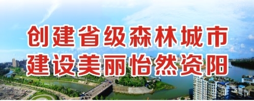 日死我个骚逼小视频创建省级森林城市 建设美丽怡然资阳